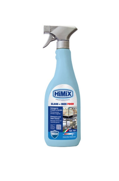 Detergente Acciaio e Superfici HACCP Himix Glass + Inox Food 750ml x 12 Pezzi