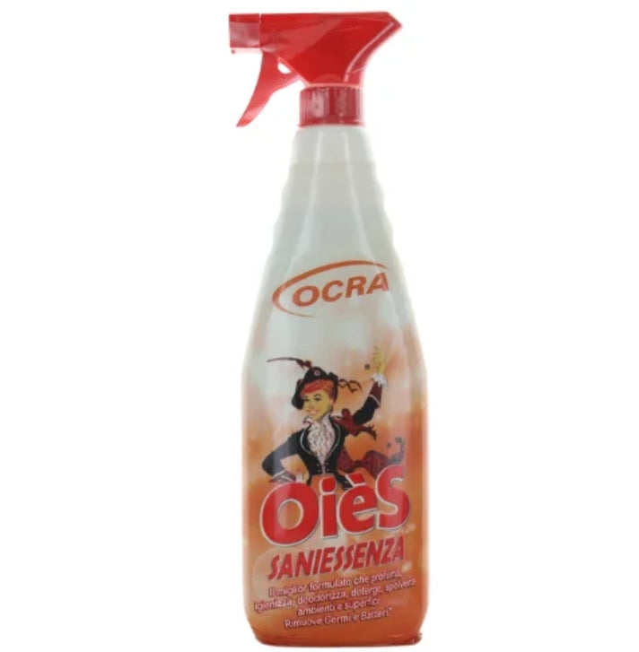 Deodorante Saniessenza Oies Fragranza Ocra 750ml x 12 pezzi