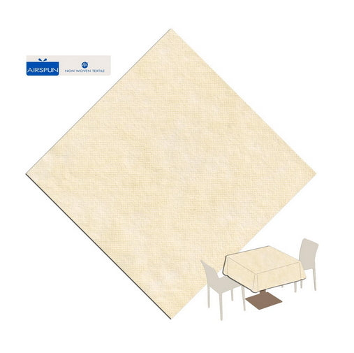 Tovaglia 100x100 TNT Packservice Airspun Color Crema 100 Pezzi