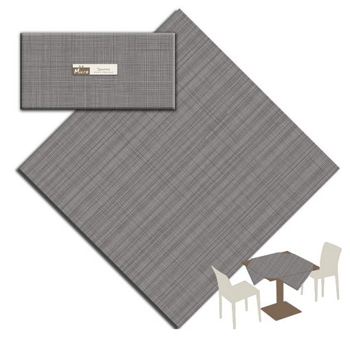 Tovaglia 100x100 Spunlace Packservice Micro Gaia Grigio 100 Pezzi