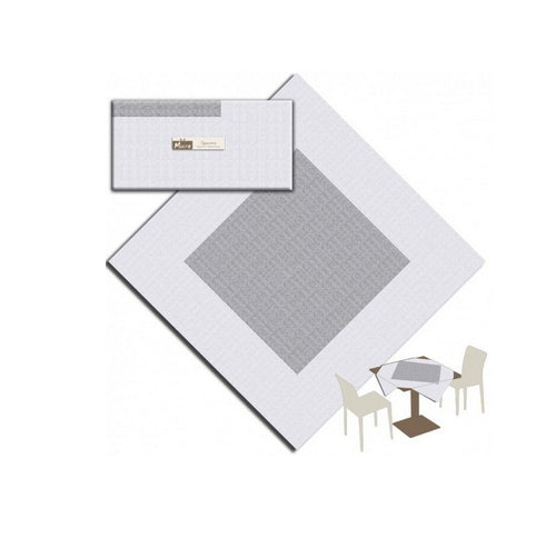 Tovaglia 100x100 Spunlace Packservice Micro Maison Grigio Perla 80 Pezzi